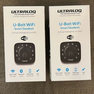 Ultraloq U-Bolt WiFi Smart Deadbolt Black